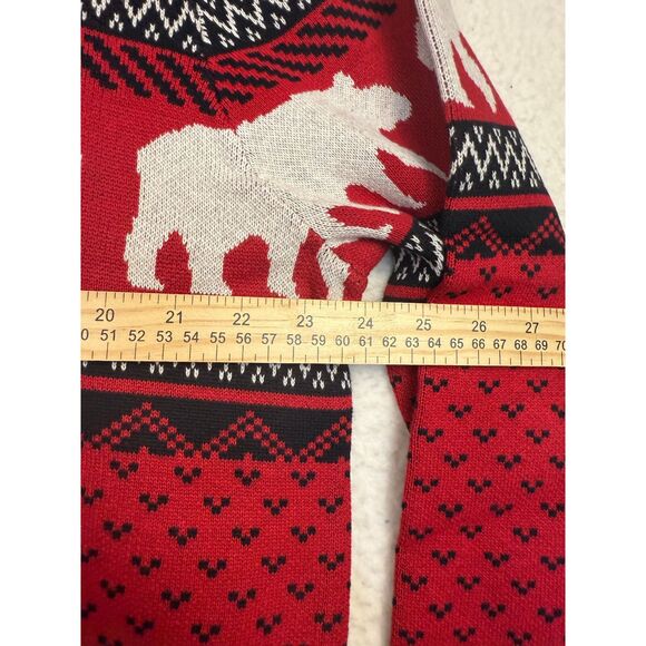 NWT Chaps Sweater Fair Isle‎ Polar Bear All Over Design Crew Neck Pullover XL - Picture 5 of 8